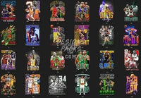 Load image into Gallery viewer, 60 Basketball Designs Bundle PNG
