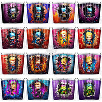 Load image into Gallery viewer, 60 Broken Wall Baby Superheroes Tumbler Wrap Bundle Jpg
