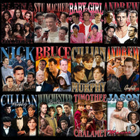 Load image into Gallery viewer, 60 Celebrity TV Series Movies Artists Bootleg Designs Bundle PNG

