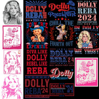 Load image into Gallery viewer, 60 Dolly Parton Memorial Country Music Designs Bundle PNG
