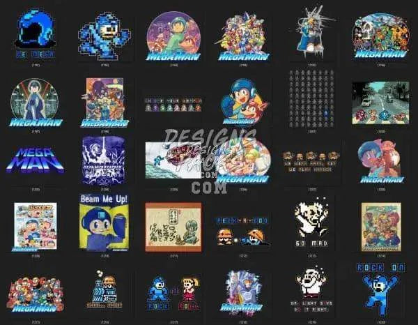 60 Gaming Designs Bundle PNG