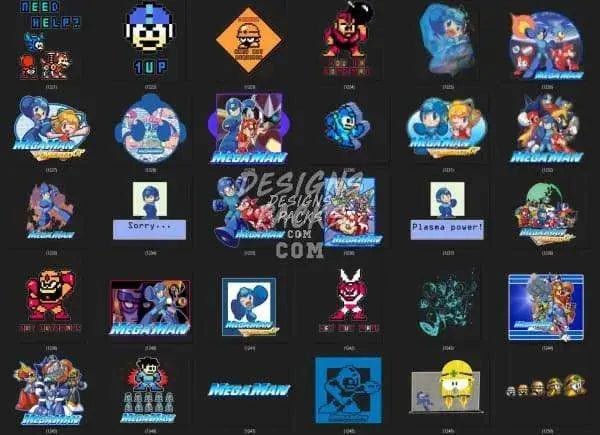 60 Gaming Designs Bundle PNG