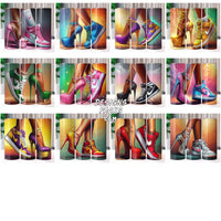 Load image into Gallery viewer, 60 Girls Shoes Lovers Tumbler Wrap Bundle Jpg
