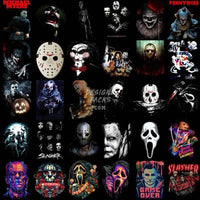 Load image into Gallery viewer, 60 Halftone Halloween Horror Designs Bundle PNG
