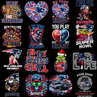 Load image into Gallery viewer, 60 Mega Football Team New England Patriots Mixed V2 Designs Bundle PNG
