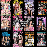 Load image into Gallery viewer, 60 Music Pop Stars Designs Bundle Png
