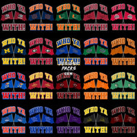 Load image into Gallery viewer, 60 Ncaa College Who Ya With Football Teams Designs Bundle Png

