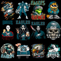 Load image into Gallery viewer, 60 Philadelphia Eagles Super Bowl 2025 Football Designs Bundle PNG
