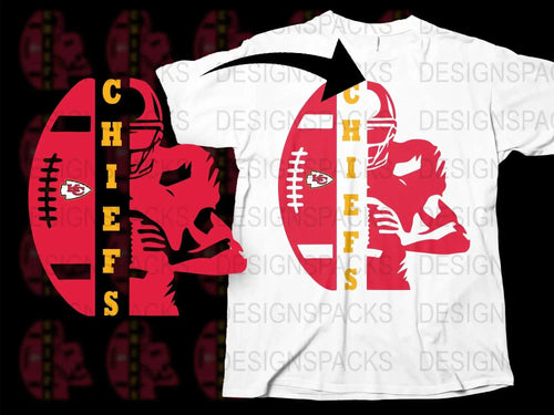 Kansas City Football Team T-Shirt, Arrowhead Graphic Tee, Sport Fan Gift, Casual Wear