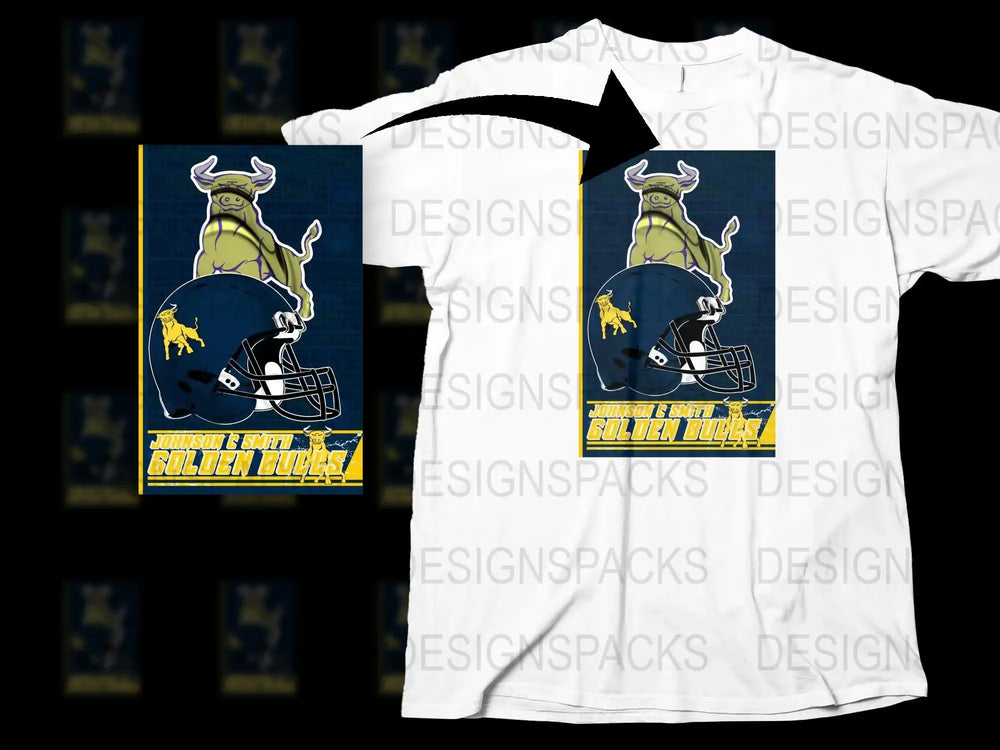 Golden Turtles Football Team T-Shirt, Vintage Helmet Bull Design, Sporty Graphic Tee, Unisex Fashion