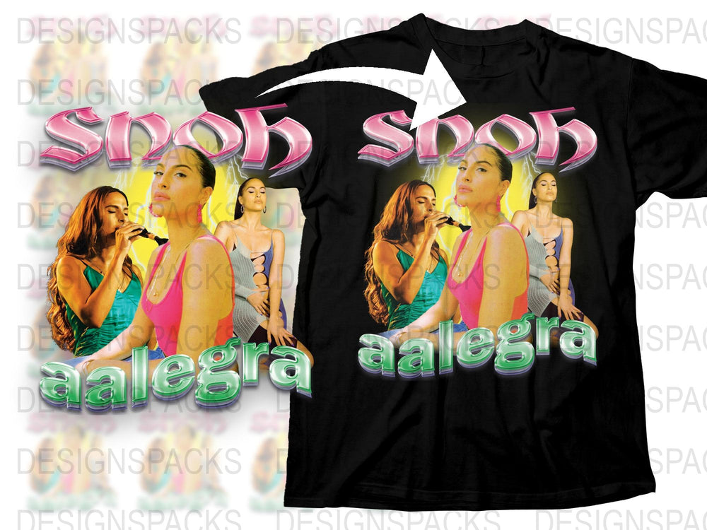 Alegra Snob Shop Graphic T-Shirt, Women's Fashion Tee, Vibrant Print Top, Trendy Summer Streetwear, Unique Bold Shirt Design