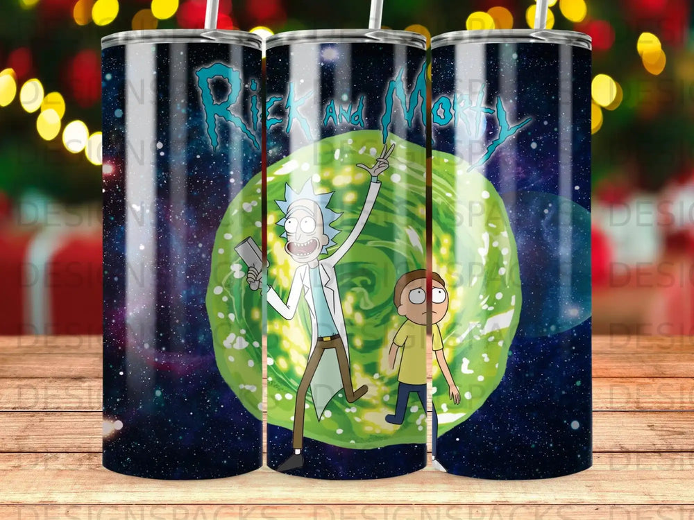 Rick and Morty Characters Space Portal Galaxy Tumbler product type