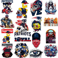 Load image into Gallery viewer, 61 Mega Football Team New England Patriots Mixed V1 Designs Bundle PNG
