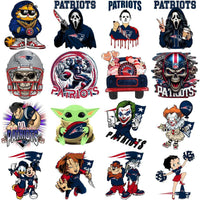 Load image into Gallery viewer, 61 Mega Football Team New England Patriots Mixed V1 Designs Bundle PNG
