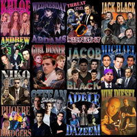 Load image into Gallery viewer, 61 Movie Celebrity Series TV Bootleg Designs Bundle PNG
