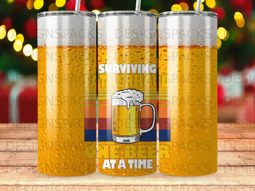 SURVIVING FATHERHOOD ONE BEER AT A TIME Father Dad Design product type
