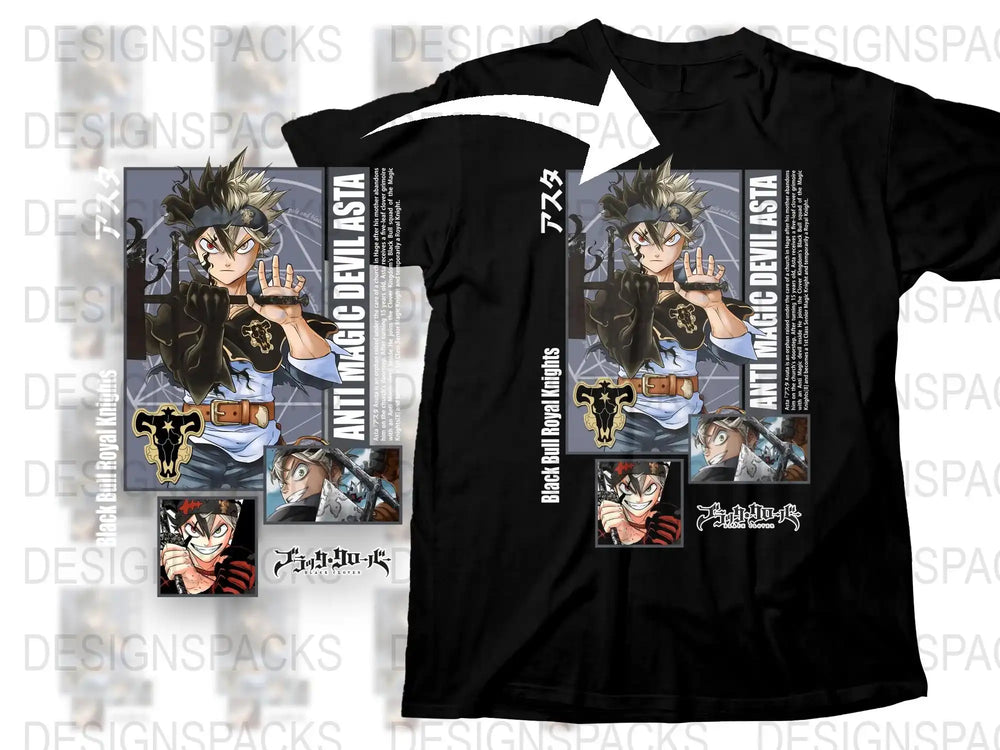 Anime Graphic T-Shirt, Black Cotton Tee, Manga Character Design, Unisex Casual Wear, Cool Street Style, Youthful Fashion, Trendy Top