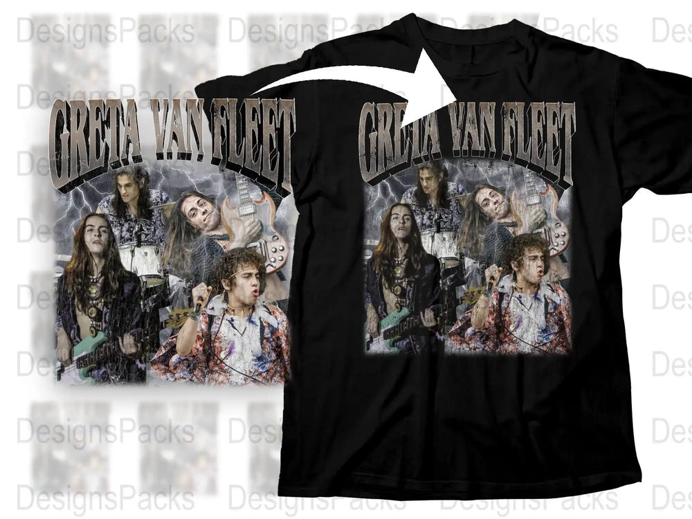 Vintage Rock Band T-Shirt, Classic Graphic Tee, Music Fan Apparel, Unisex Adult Clothing