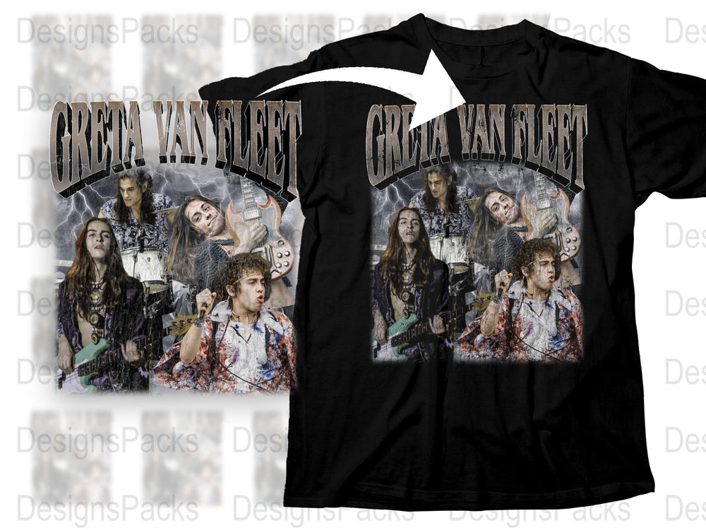 Vintage Rock Band T-Shirt, Classic Graphic Tee, Music Fan Apparel, Unisex Adult Clothing