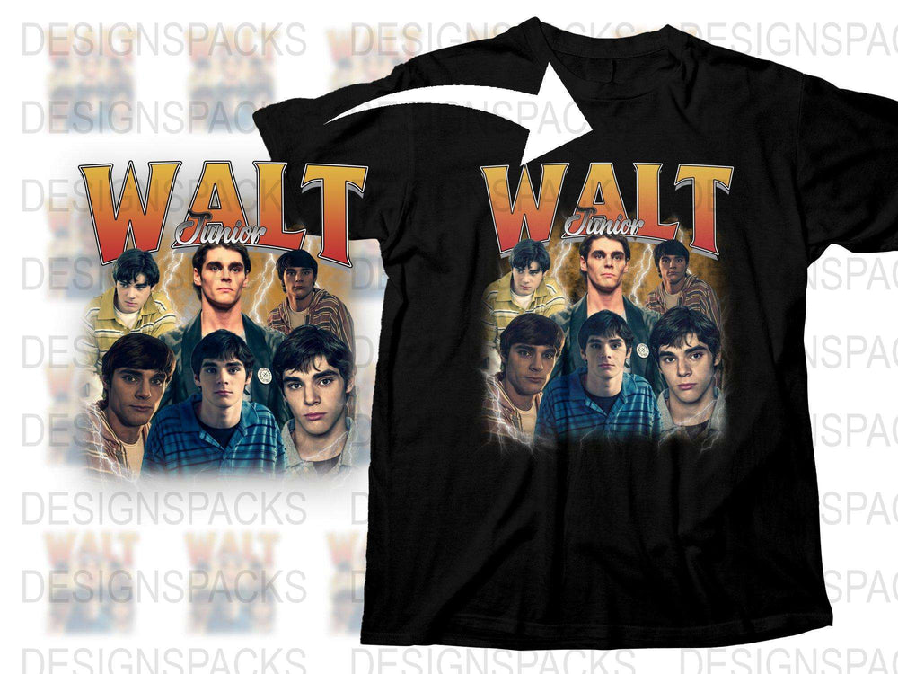 Walt Junior Inspired Retro TV Show Graphic T-Shirt, Vintage Band Style Tee, Unisex Fashion Top