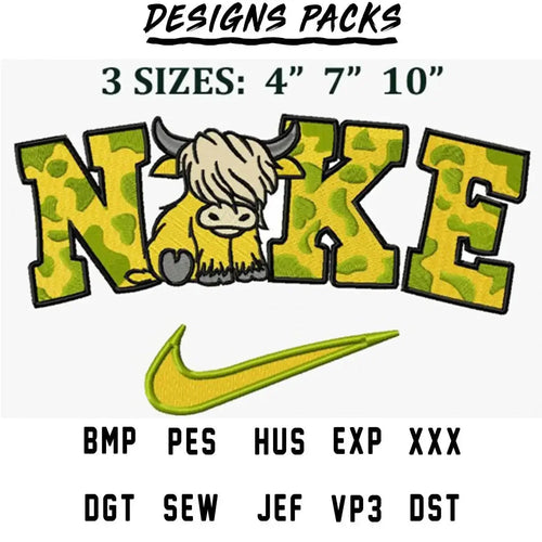 Animal Buffalo Cartoon Sport Embroidery Design