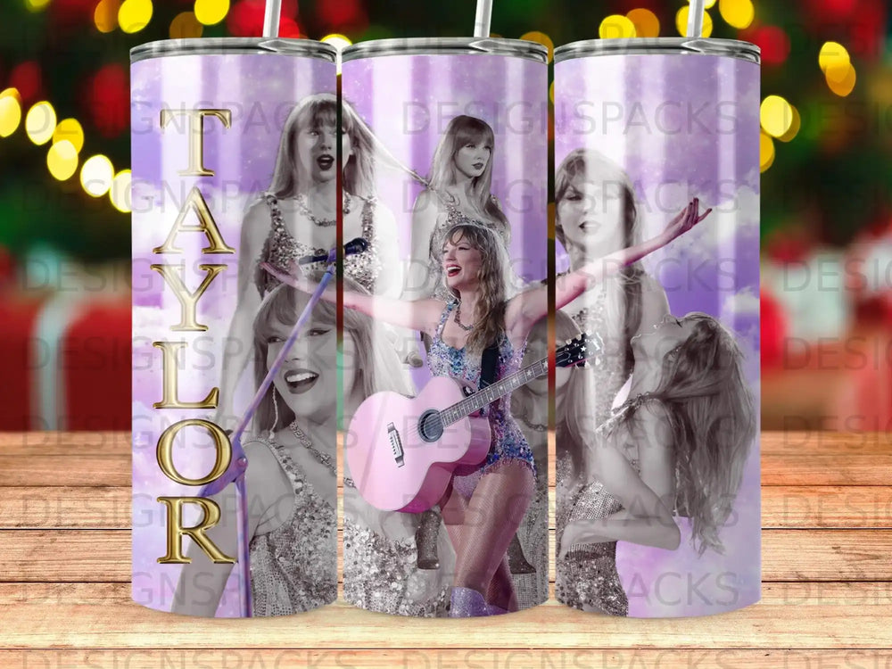 Taylor Swift Eras Tour Purple Music Fan Tumbler product type