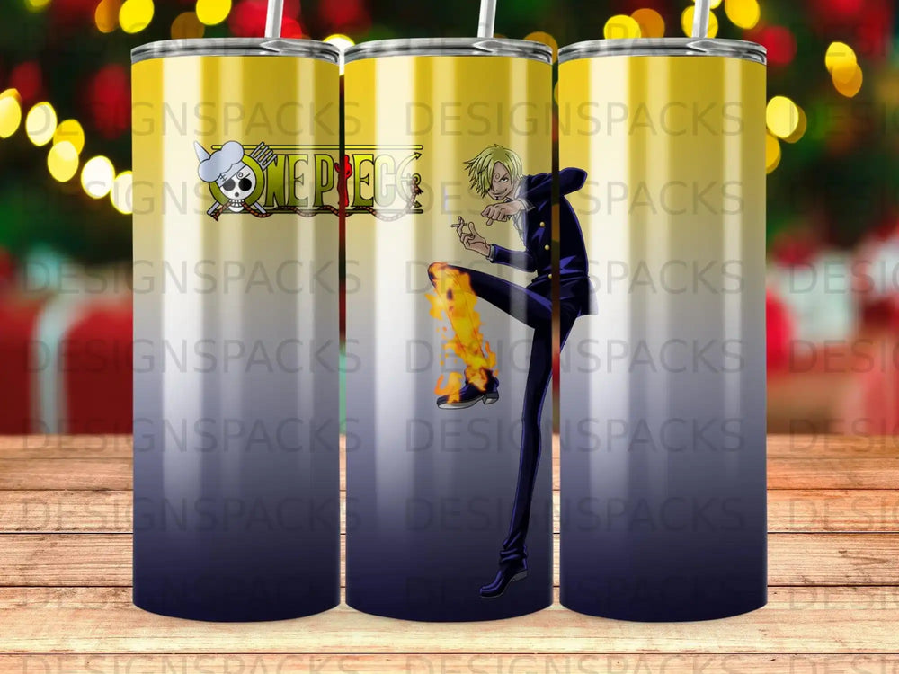 Sanji One Piece Anime Flame Kick Art Graphic product type