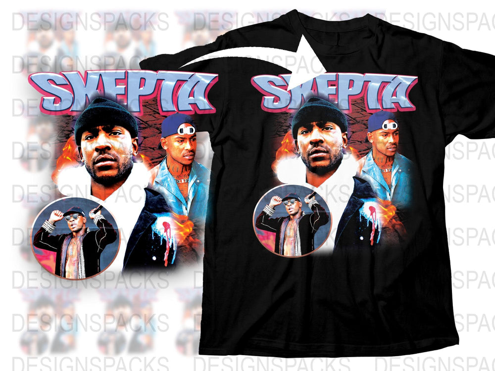Vintage Hip Hop T-Shirt, 90s Rap Music Tee, Urban Streetwear, Graphic Print Shirt, Collectible Music Apparel, Fashion Top for Men and Women