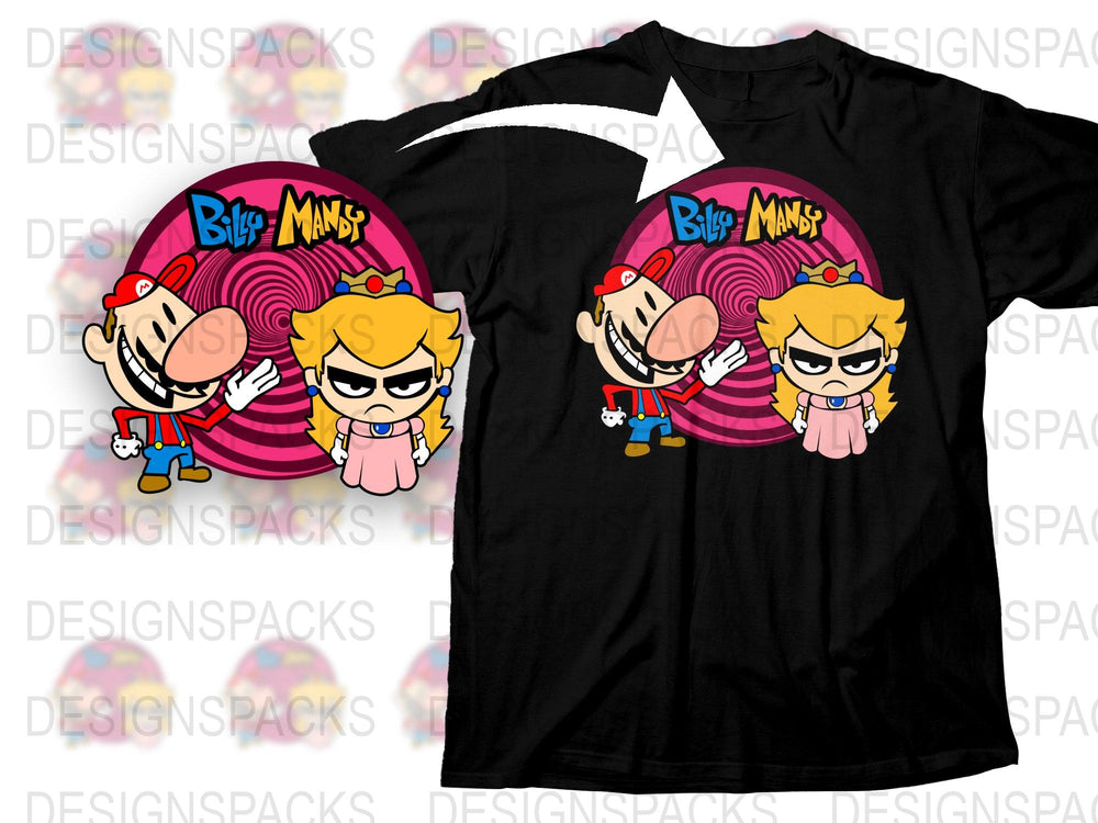 Colorful Cartoon Character T-Shirt, Retro Style Kids Tee, Unisex Fashion, Casual Graphic Shirt