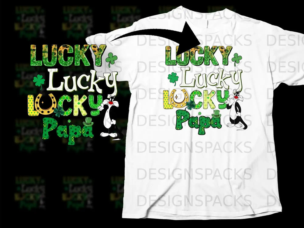 Lucky Papa Sylvester Shamrock Horseshoe Clover product type