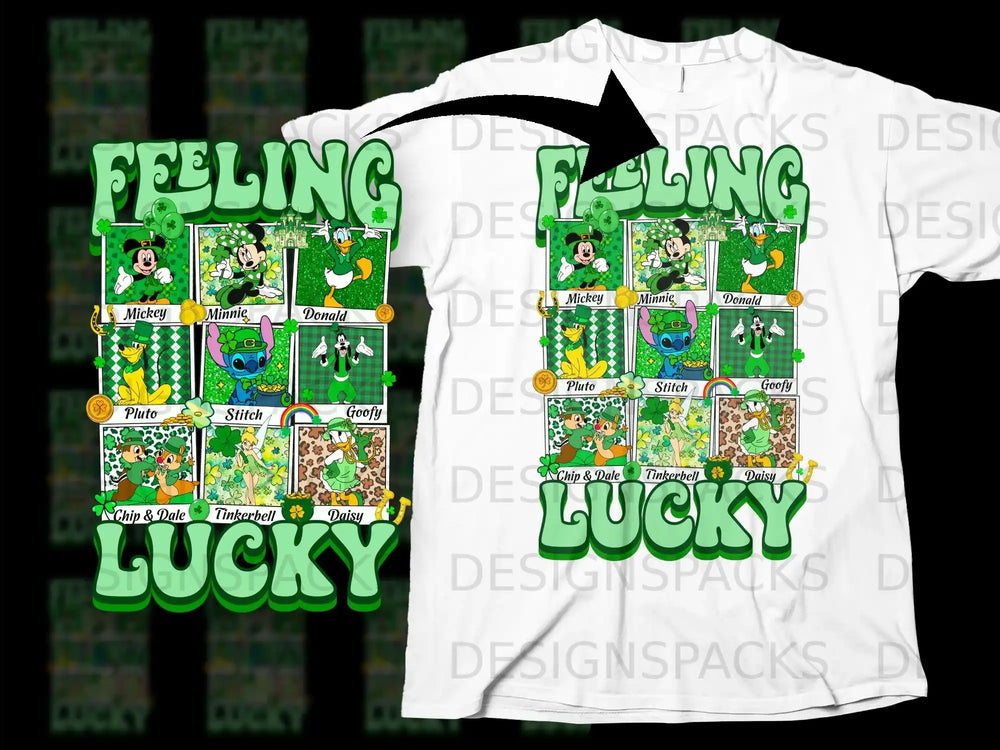 Feeling Lucky Disney Characters St Patricks Day product type
