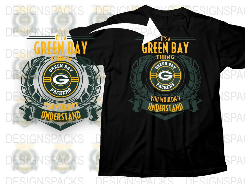 Green Bay Football Fan T-Shirt, It's a Green Bay Thing, Sports Team Apparel, Casual Cotton Tee