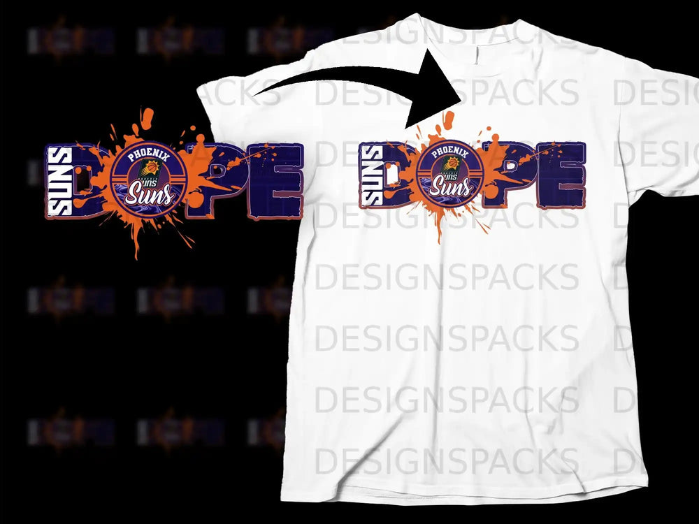 Suns Dope Phoenix Suns Logo T-Shirt Design
