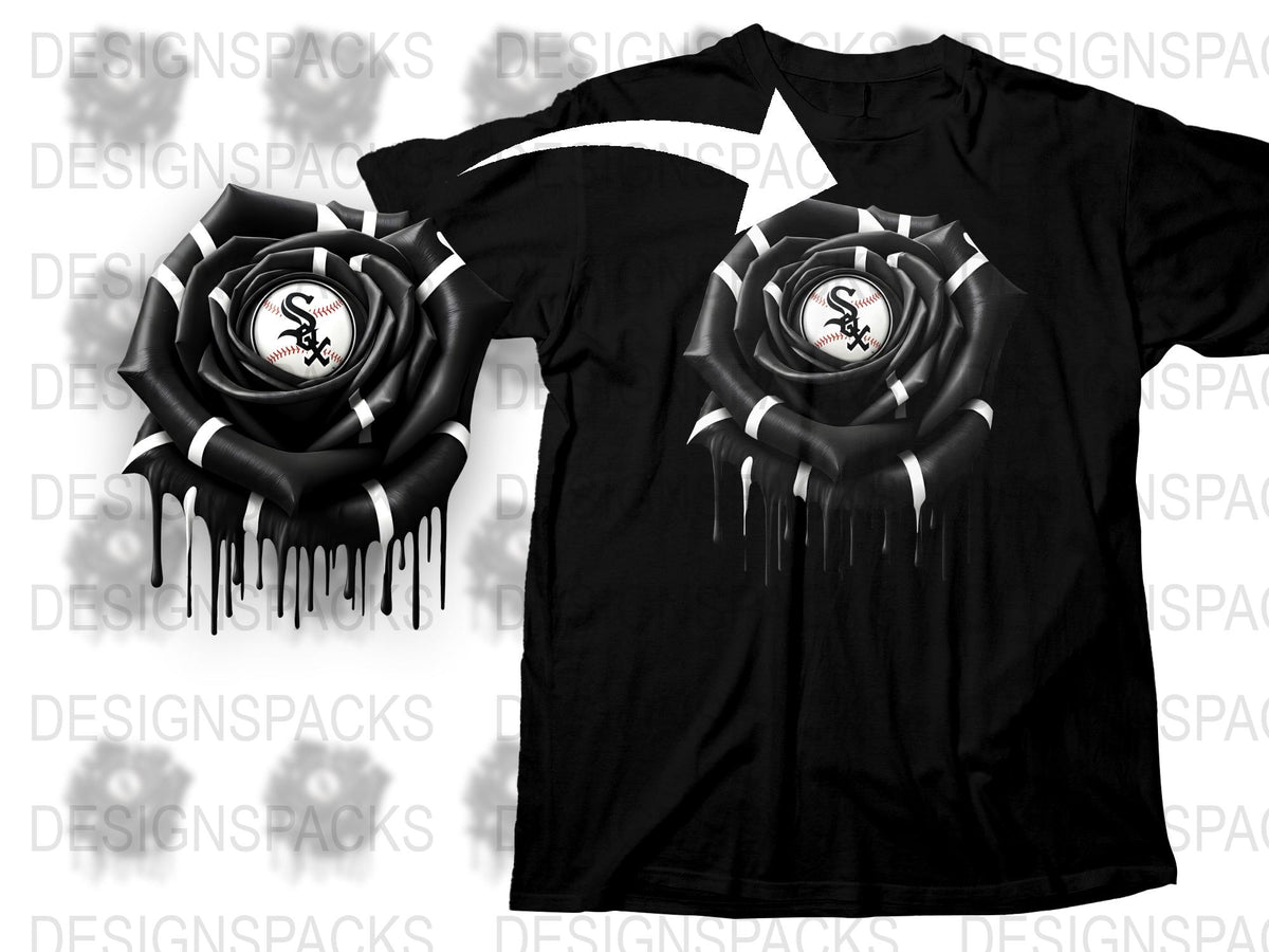 Abstract Black and White Drip Art T-Shirt, Unisex Graphic Tee, 3D Illusion Design, Urban Style Clothing