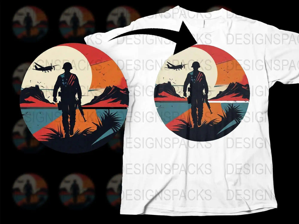 Vintage Western Sunset Graphic T-Shirt, Cowboy Silhouette Print, Retro Style Tee, Unisex Fashion Top