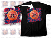Load image into Gallery viewer, Let's Go Washington Wizards Basketball T-Shirt
