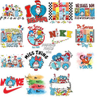 Load image into Gallery viewer, 63 Cartoon Seuss Kids Designs Bundle Png
