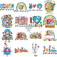 Load image into Gallery viewer, 63 Cartoon Seuss Kids Designs Bundle Png
