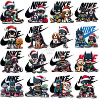 Load image into Gallery viewer, 63 Cartoon Superhero Dogs Christmas Brand Designs Bundle Png
