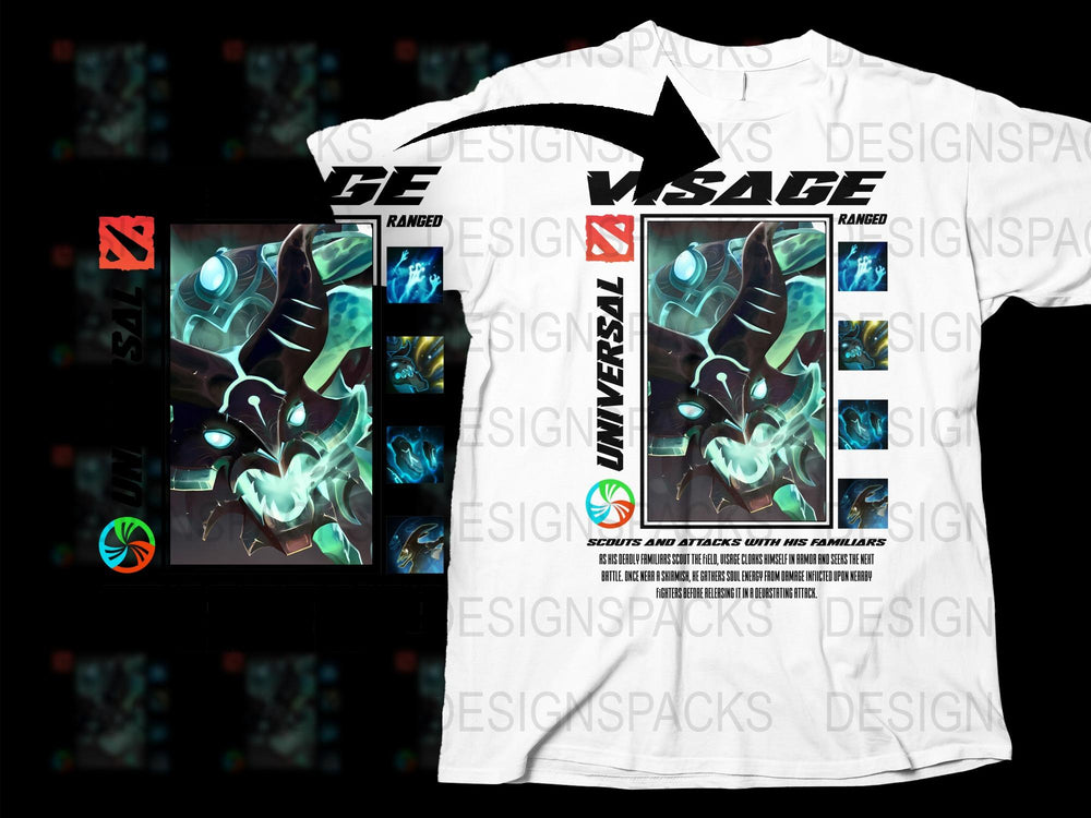 Gamer T-Shirt, White, Unisex, Sci-Fi Ranged Cosmic Attacks Graphic, Geek Apparel, Unique Design, Gift for Gamers
