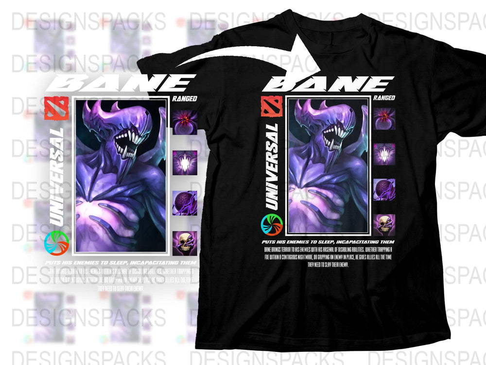 Bane Graphic T-Shirt, Men's Purple Villain Tee, Comic Book Character, Cool Fan Art, Unique Superhero Shirt, Casual Wear