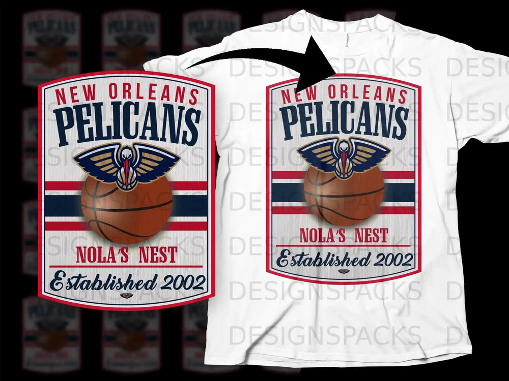 New Orleans Pelicans NOLA's Nest Established 2002 Shirt