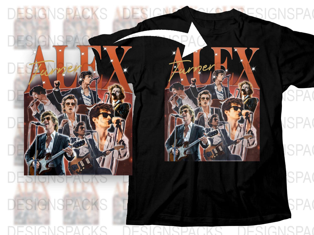 Vintage Rock Band Graphic T-Shirt, Retro Music Artist Tee, Unisex Black Cotton Shirt, Classic Concert Apparel