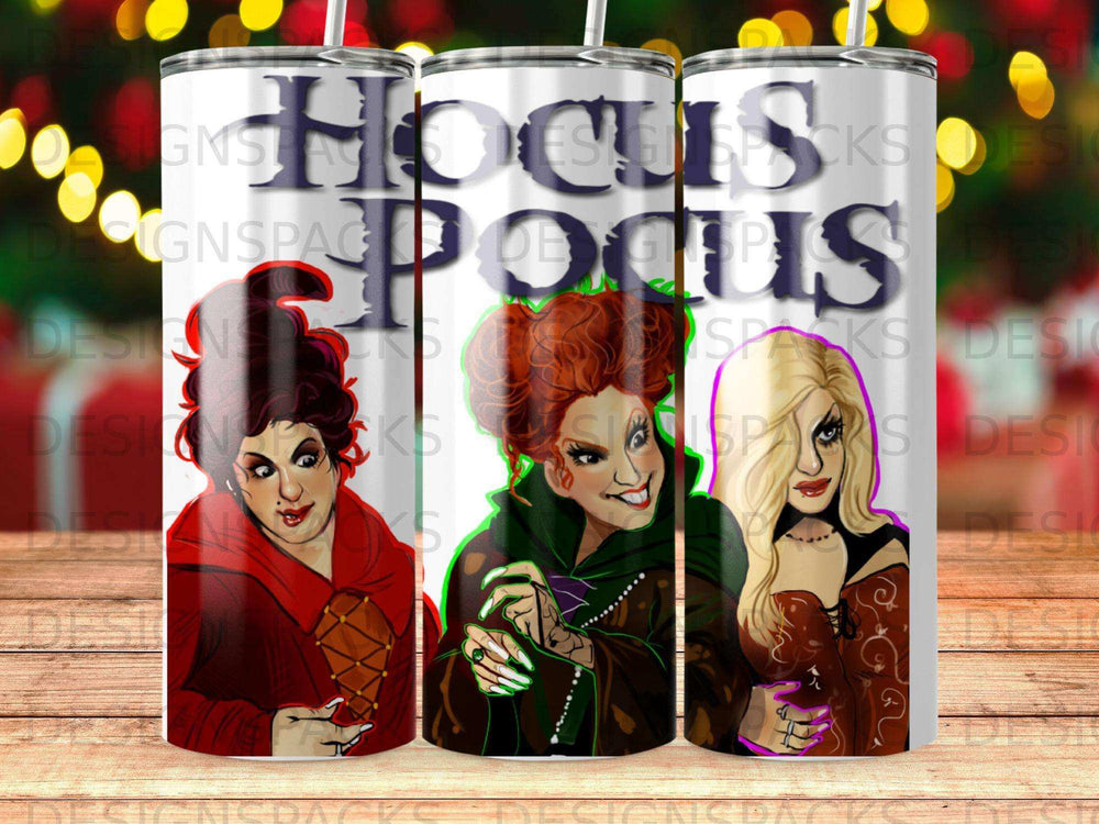 Three witches from Hocus Pocus: Winifred, Sarah, and Mary.
