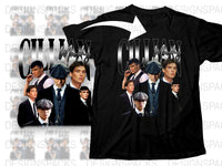 Peaky Blinders T-Shirt, Thomas Shelby Graphic Tee, Vintage Style Fan Merch, Cotton Black Shirt