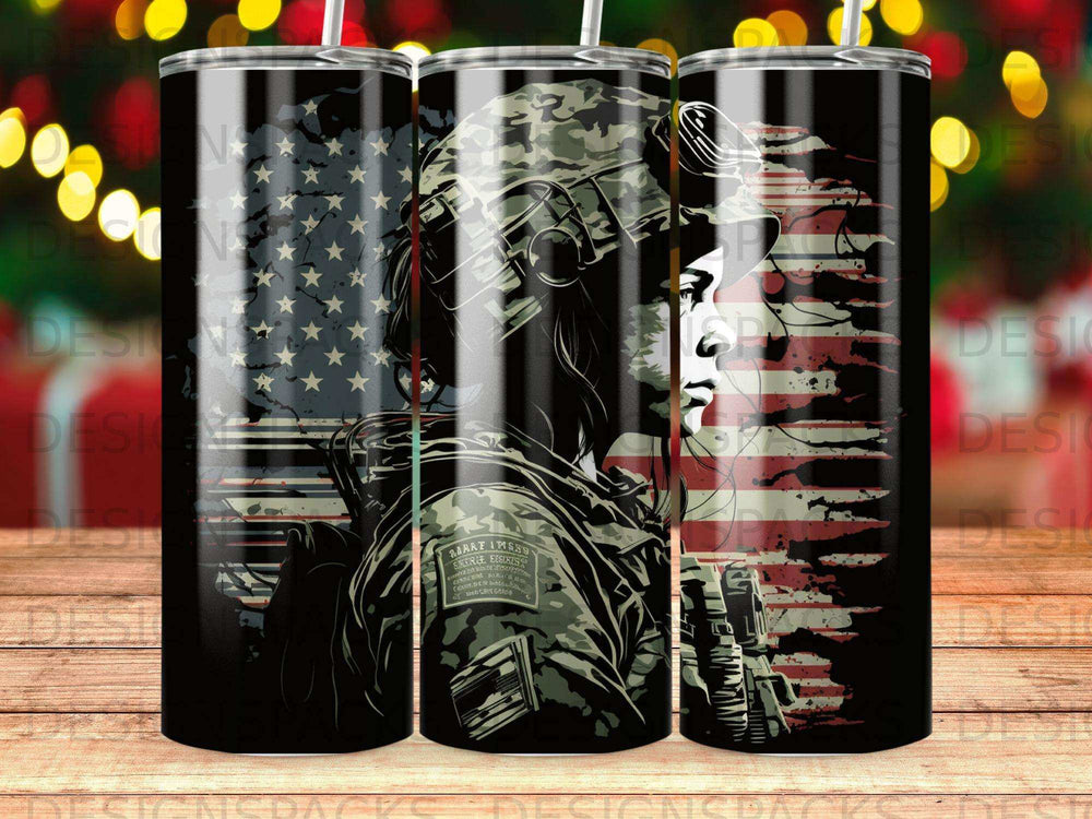 Soldier with American flag superimposed, "RAARE ITI EMERGE" text.