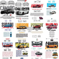Load image into Gallery viewer, 64 Cars Heritage Automobile Legacy Designs Bundle Png
