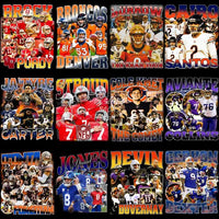 Load image into Gallery viewer, 64 Football Players Bootleg Designs Bundle Png
