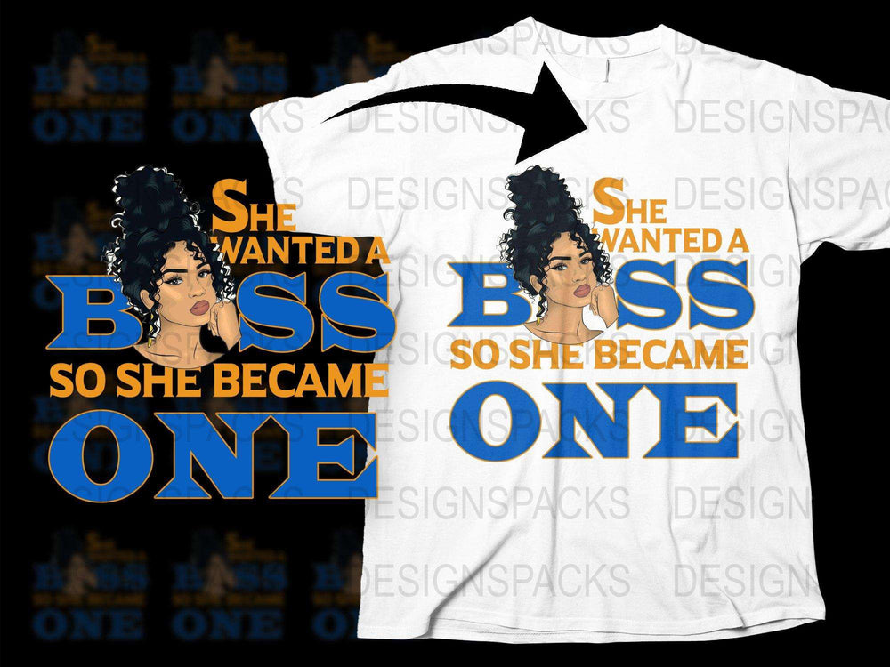 Graphic T-Shirt for Women, Inspirational Quote, Afro Art, Feminist Shirt, Bold Text, Fashion Tee