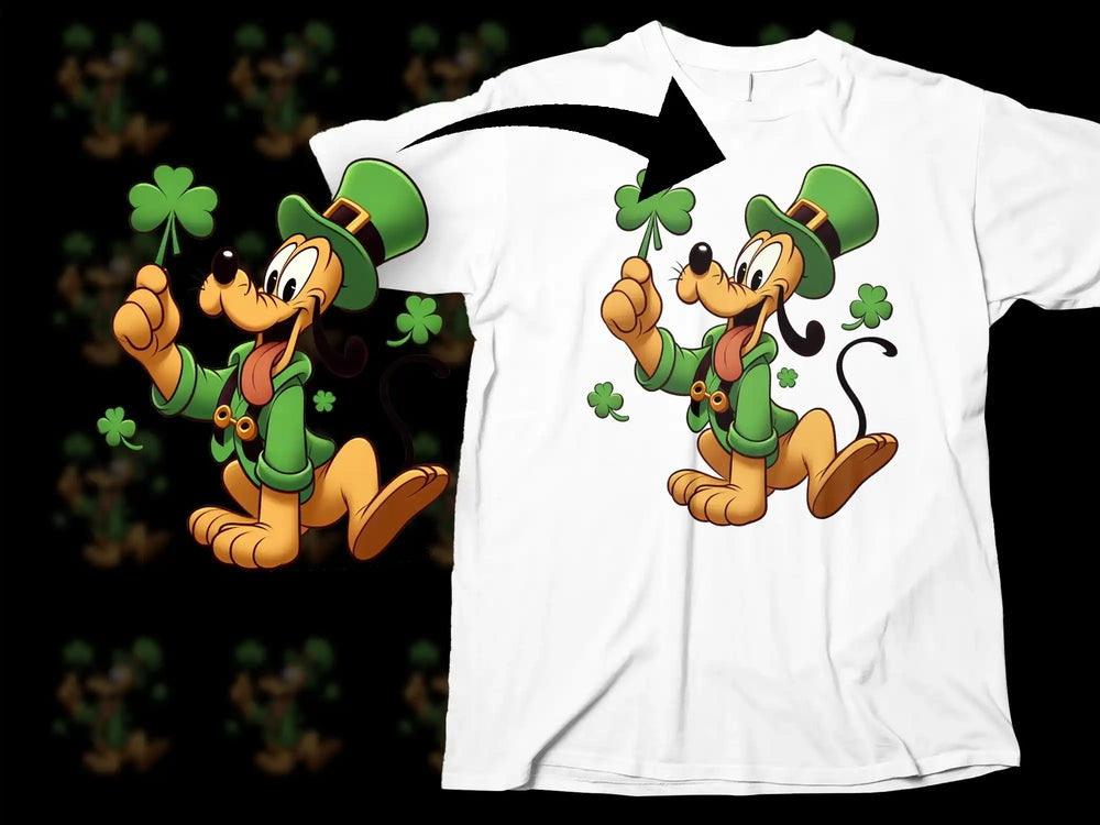 Pluto leprechaun green hat shamrock luck product type